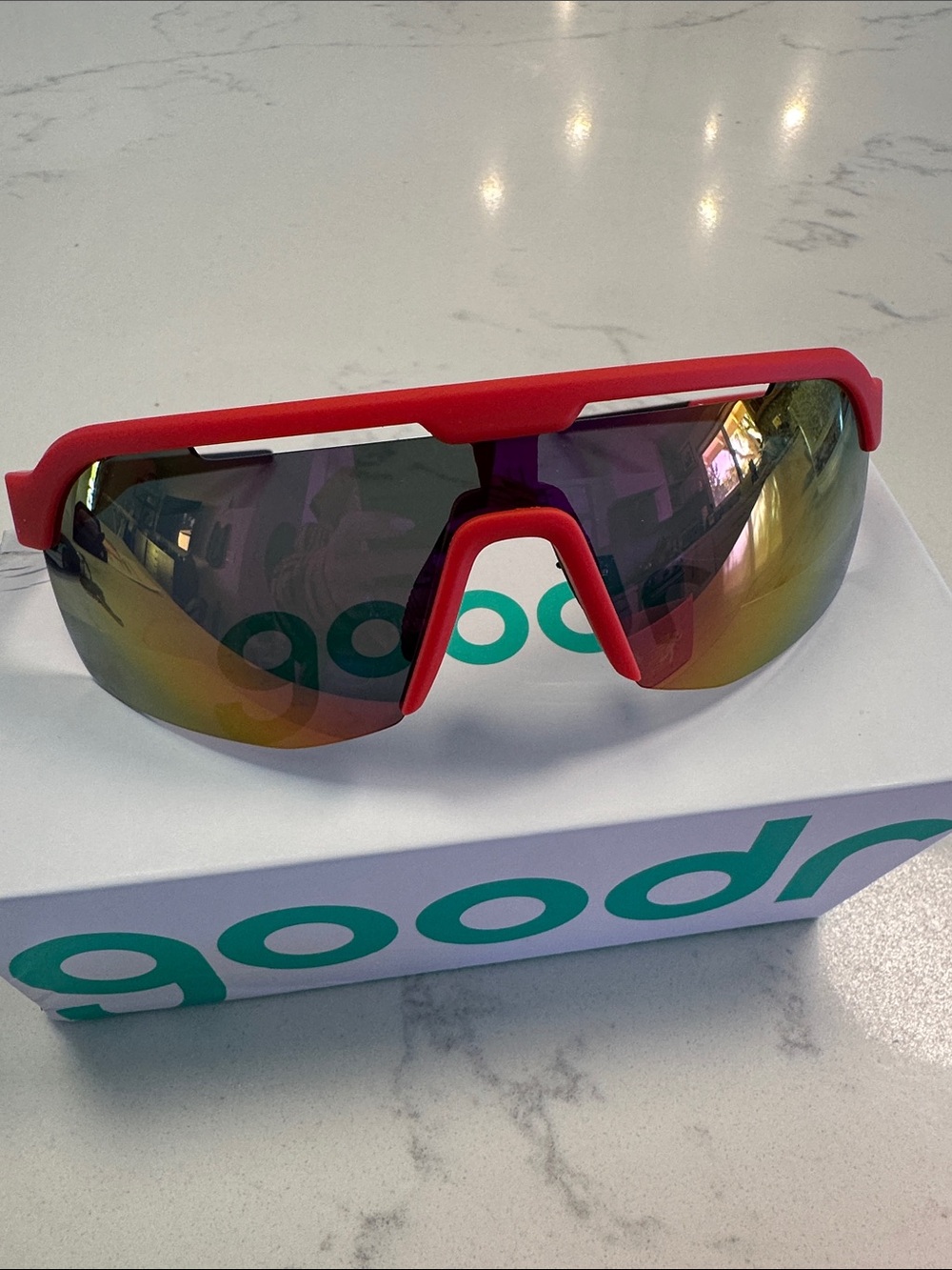BRAND NEW Goodr Sunglasses - red